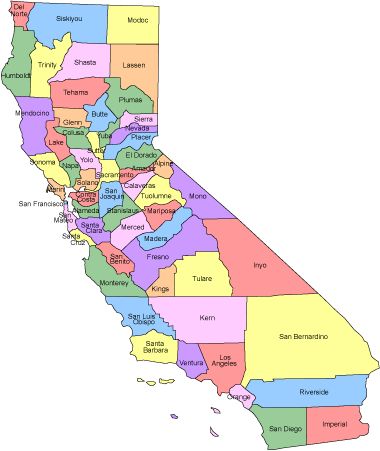 California County Map